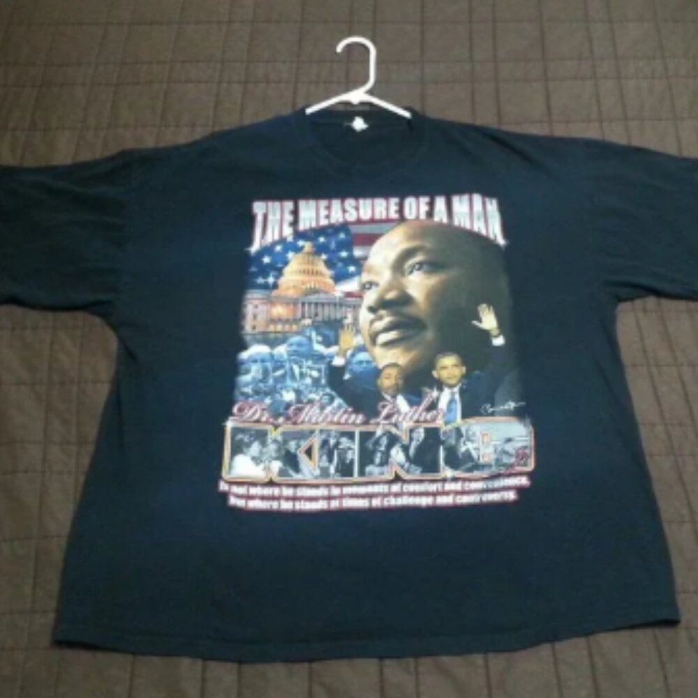 Vintage Rap Tee Black History Dr. Martin Luther King Barrack Obama Black Pride